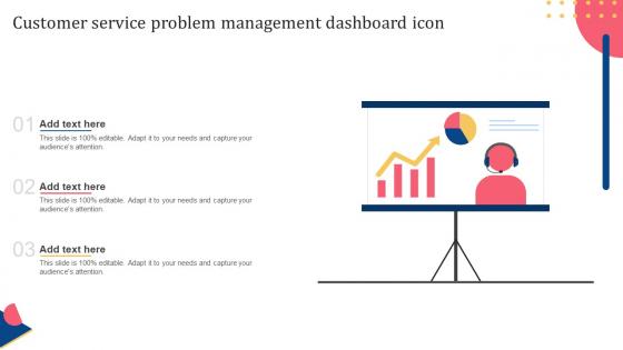 Customer Service Problem Management Dashboard Icon