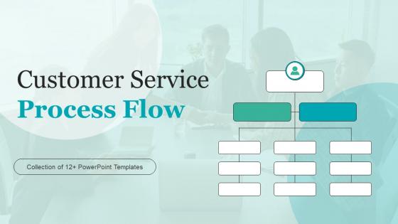 Customer Service Process Flow Powerpoint Ppt Template Bundles