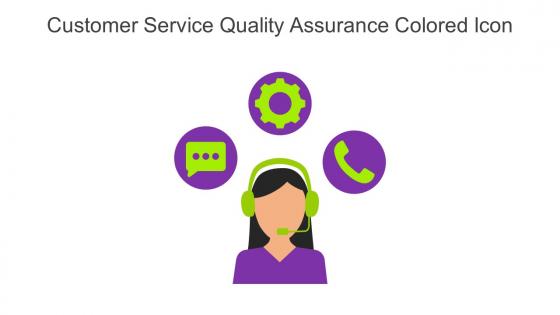 Customer Service Quality Assurance Colored Icon In Powerpoint Pptx Png And Editable Eps Format