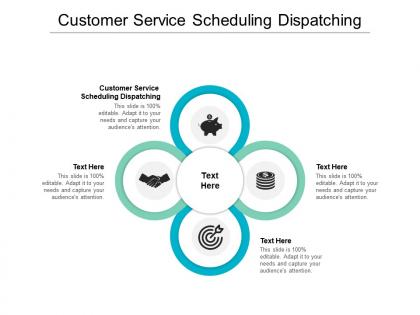 Customer service scheduling dispatching ppt powerpoint presentation gallery visual aids cpb