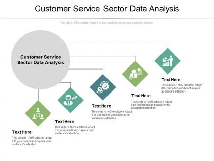 Customer service sector data analysis ppt powerpoint presentation styles master slide cpb