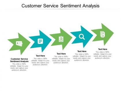 Customer service sentiment analysis ppt powerpoint presentation inspiration graphics cpb