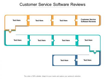 Customer service software reviews ppt powerpoint presentation icon objects cpb