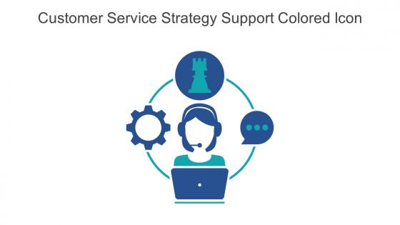 Customer Service Strategy Support Colored Icon In Powerpoint Pptx Png And Editable Eps Format