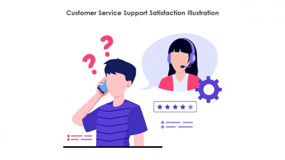 Customer Service Support Satisfaction Illustration