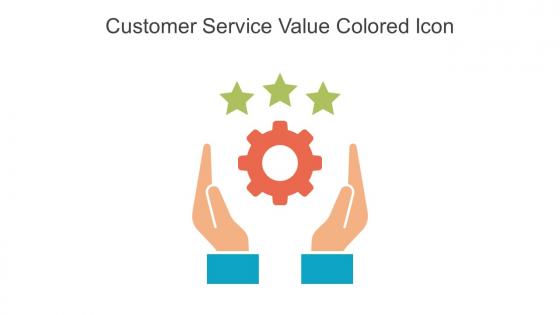 Customer Service Value Colored Icon In Powerpoint Pptx Png And Editable Eps Format