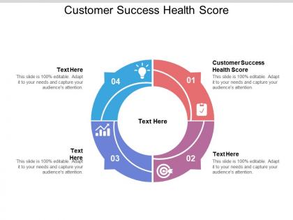 Customer success health score ppt powerpoint presentation pictures cpb