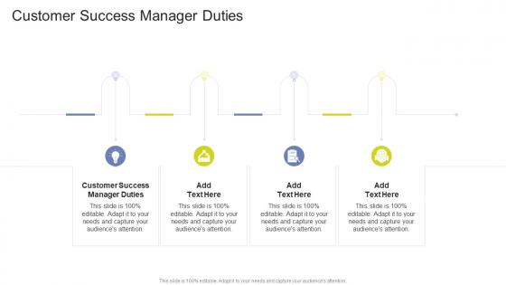 Customer Success Manager Duties In Powerpoint And Google Slides Cpb