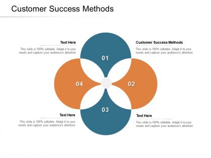 Customer success methods ppt powerpoint presentation styles slideshow cpb