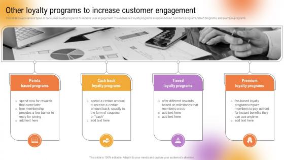 Customer Support And Services Other Loyalty Programs To Increase Customer Engagement