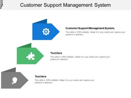 Customer support management system ppt powerpoint presentation slides visual aids cpb