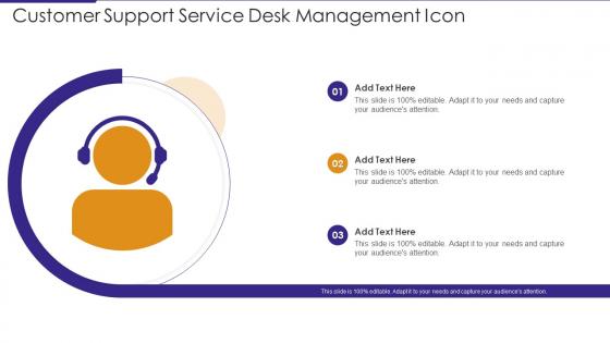 Customer Support Service Desk Management Icon