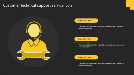 Customer Technical Support Service Icon