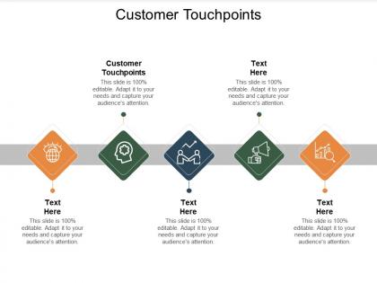 Customer touchpoints ppt powerpoint presentation slides designs download cpb