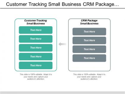 Customer tracking small business crm package small business cpb