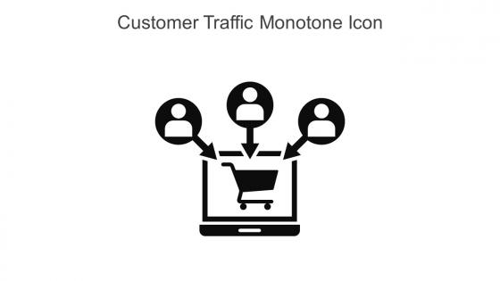 Customer Traffic Monotone Icon In Powerpoint Pptx Png And Editable Eps Format