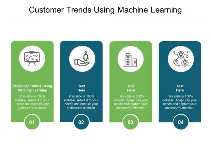 Customer trends using machine learning ppt powerpoint presentation infographic template deck cpb