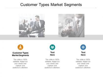 Customer types market segments ppt powerpoint presentation infographic template icons cpb