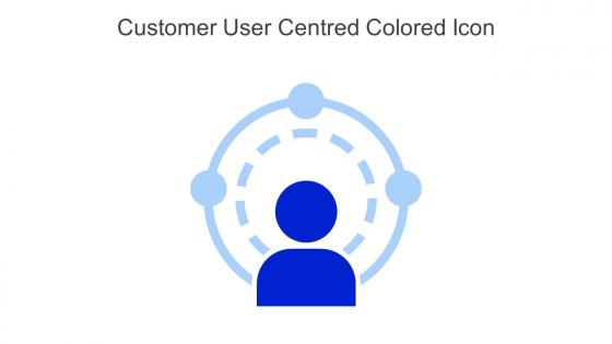 Customer User Centred Colored Icon In Powerpoint Pptx Png And Editable Eps Format