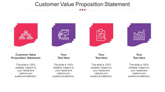 Customer Value Proposition Statement Ppt Powerpoint Presentation Ideas Pictures Cpb