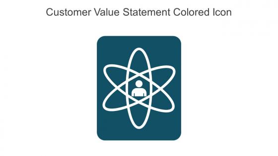 Customer Value Statement Colored Icon In Powerpoint Pptx Png And Editable Eps Format