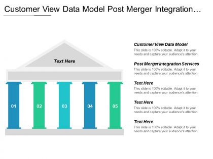 Customer view data model post merger integration services cpb