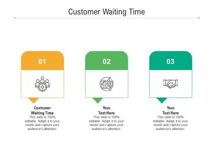 Customer waiting time ppt powerpoint presentation infographic template slide download cpb