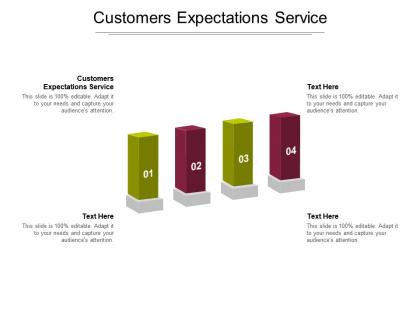 Customers expectations service ppt powerpoint presentation summary portrait cpb
