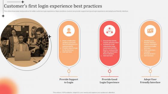 Customers First Login Experience Best Practices Business Practices Customer Onboarding