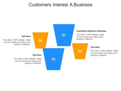 Customers interest a business ppt powerpoint presentation inspiration tips cpb