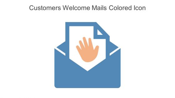 Customers Welcome Mails Colored Icon In Powerpoint Pptx Png And Editable Eps Format