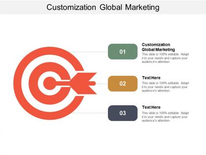 Customisation global marketing ppt powerpoint presentation icon deck cpb