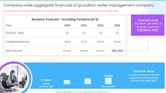 Customizable Solutions To Deal Company Wide Aggregate Financials Of Grundfom Water