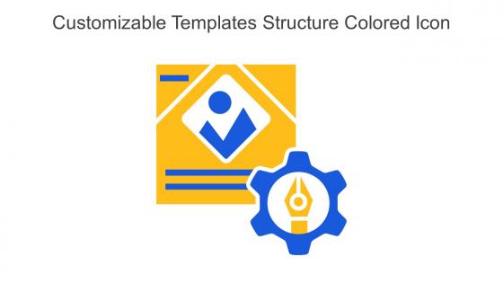 Customizable Templates Structure Colored Icon In Powerpoint Pptx Png And Editable Eps Format