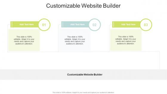 Customizable Website Builder In Powerpoint And Google Slides Cpb
