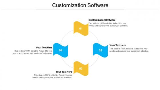 Customization software ppt powerpoint presentation professional mockup cpb