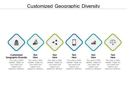 Customized geographic diversity ppt powerpoint presentation ideas icon cpb