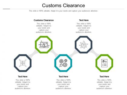 Customs clearance ppt powerpoint presentation ideas shapes cpb