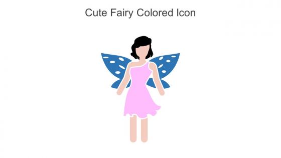 Cute Fairy Colored Icon In Powerpoint Pptx Png And Editable Eps Format