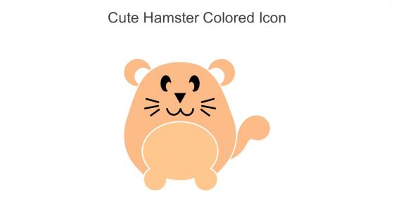 Cute Hamster Colored Icon In Powerpoint Pptx Png And Editable Eps Format