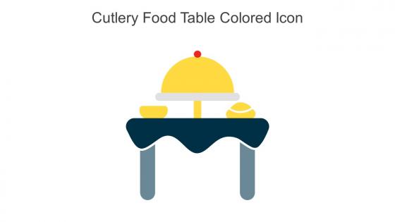 Cutlery Food Table Colored Icon In Powerpoint Pptx Png And Editable Eps Format