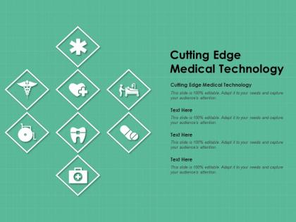 Cutting edge medical technology ppt powerpoint presentation gallery guidelines