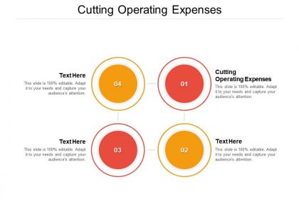 Cutting operating expenses ppt powerpoint presentation model graphics download cpb