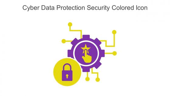 Cyber Data Protection Security Colored Icon In Powerpoint Pptx Png And Editable Eps Format