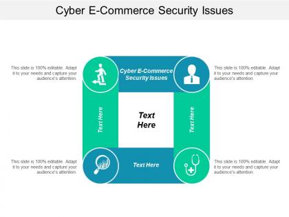 Cyber e commerce security issues ppt powerpoint presentation ideas microsoft cpb