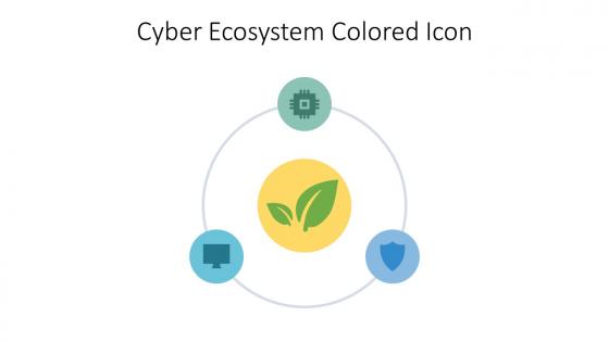 Cyber Ecosystem Colored Icon In Powerpoint Pptx Png And Editable Eps Format