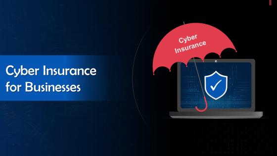 Cyber Insurance For Businesses Training Ppt