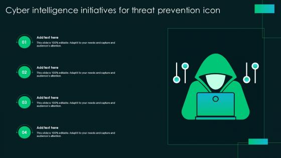 Cyber Intelligence Initiatives For Threat Prevention Icon