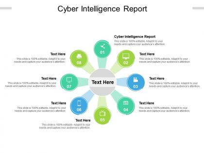 Cyber intelligence report ppt powerpoint presentation layouts gallery cpb