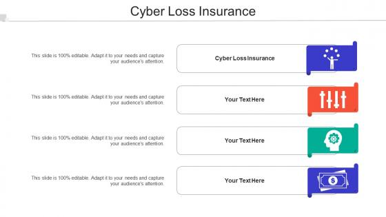 Cyber Loss Insurance Ppt Powerpoint Presentation Portfolio Slide Download Cpb